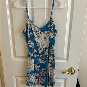 Zara Blue Floral Dress